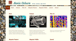 Desktop Screenshot of annieosburn.com