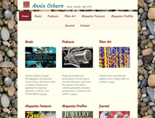 Tablet Screenshot of annieosburn.com